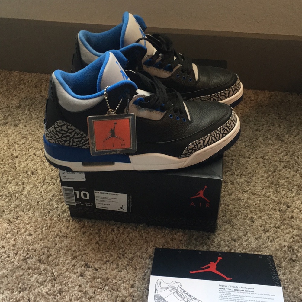 Jordan Sport blue 3s